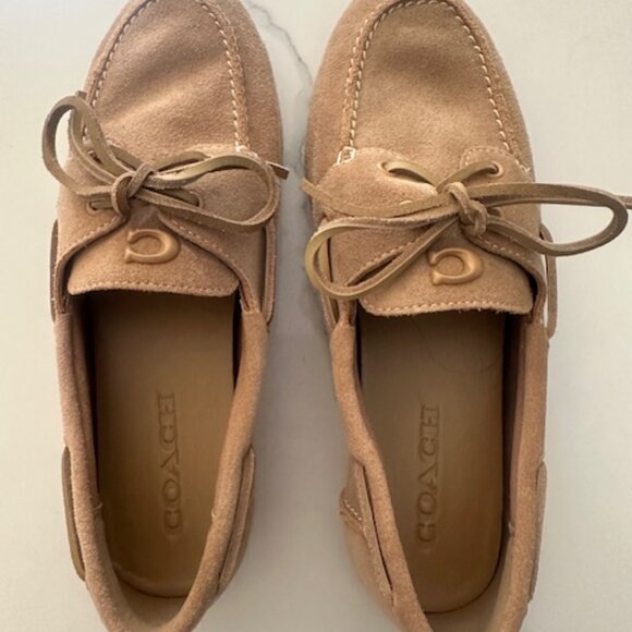 COACH Sculpted C Boat Shoe, Sand Color, Size 8 <Never Been Worn> - Picture 3 of 6